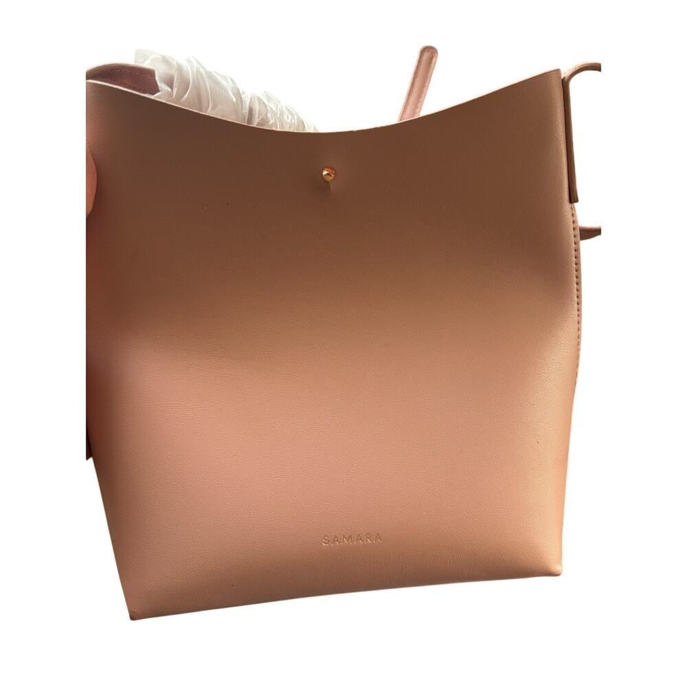 Samara Crossbody Bag In Peony Pink Blush Vegan Leather